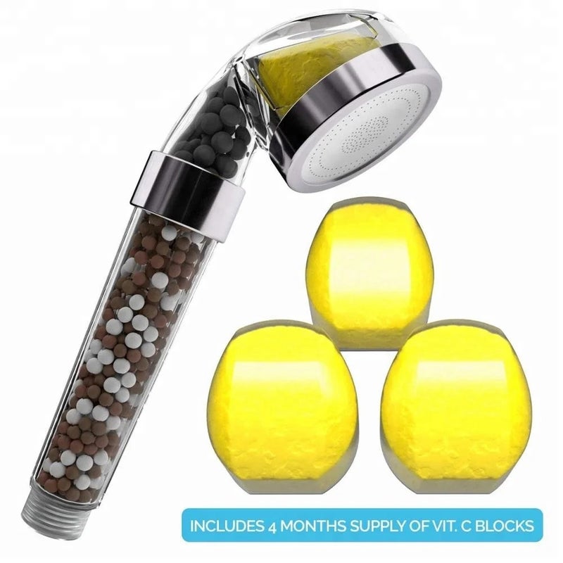 Bluejw pH REJUVENATE Vitamin C Shower Filter - High Output Filtered Shower Head for Hard Water - Easy Installation - Image 4